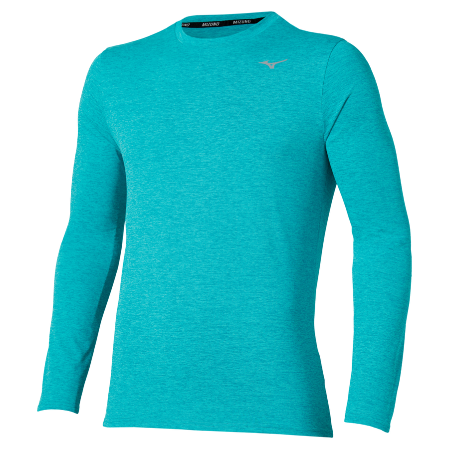 Mizuno Core Impulse Long Sleeve Tee Capri Breeze